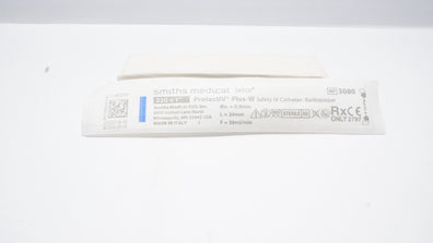 Smiths Medical 3080 Jelco Protect IV Plus-W Safety IV Cath. 22G x 1 inch